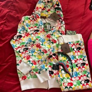 A bathing ape X coach collaboration hoodie